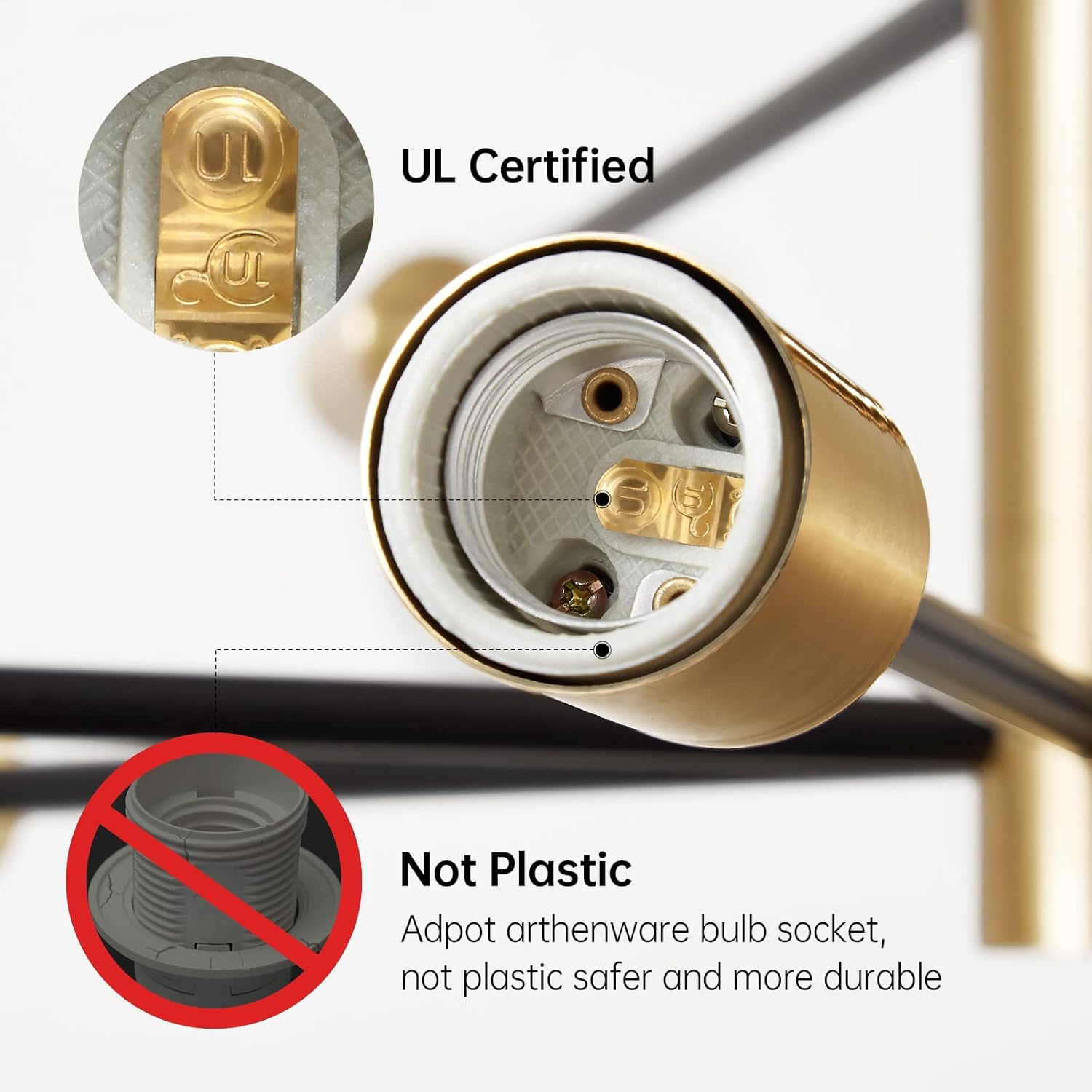 Modern Chandelier Ceiling Light Fixture Sputnik