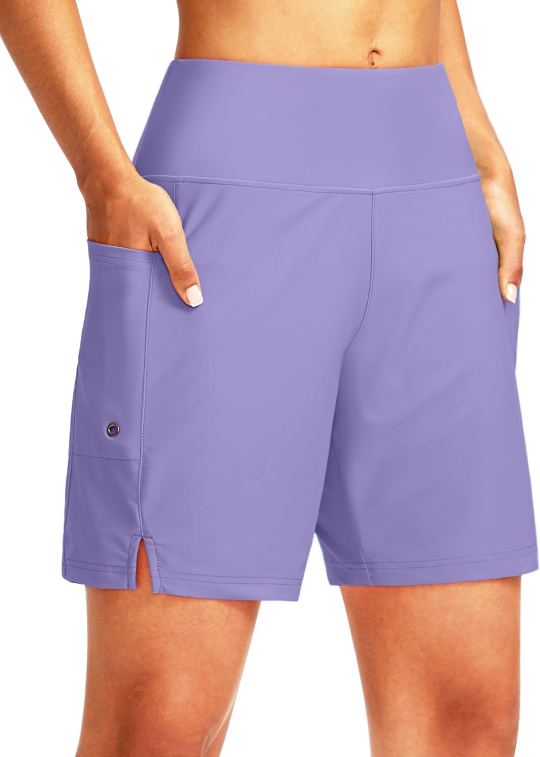 Women’s Swim Board Shorts with Liner Pockets