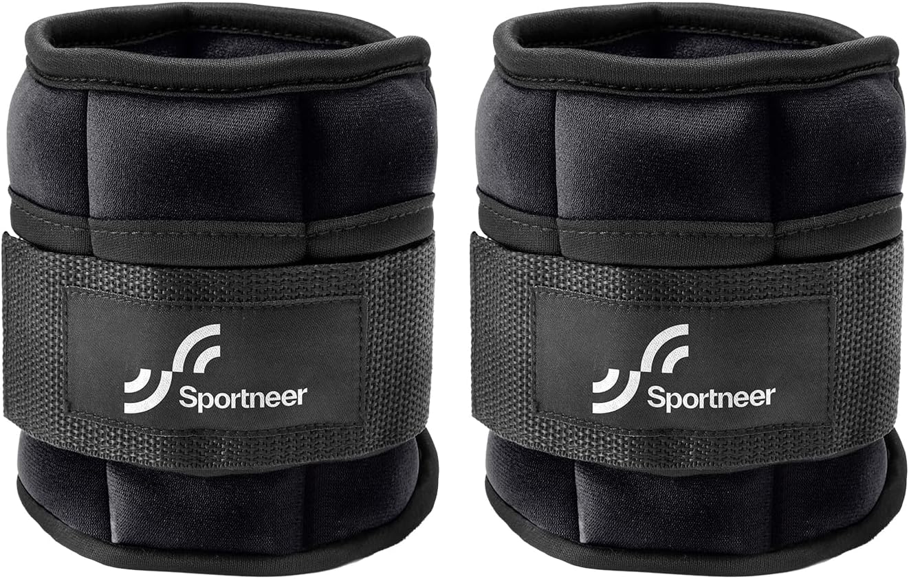 Sportneer Adjustable Ankle Weights Set