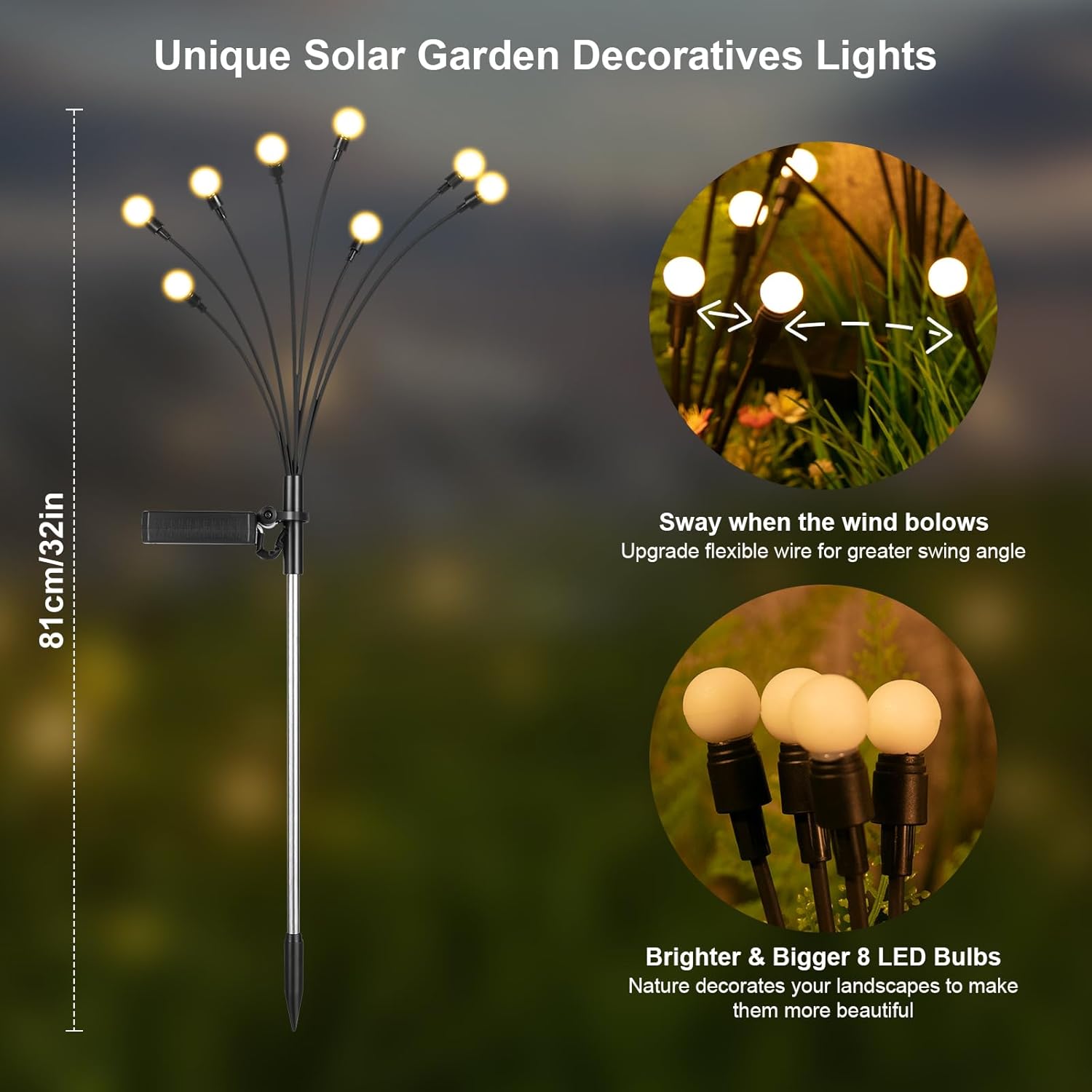 ASMAD Solar Garden Decor Lights