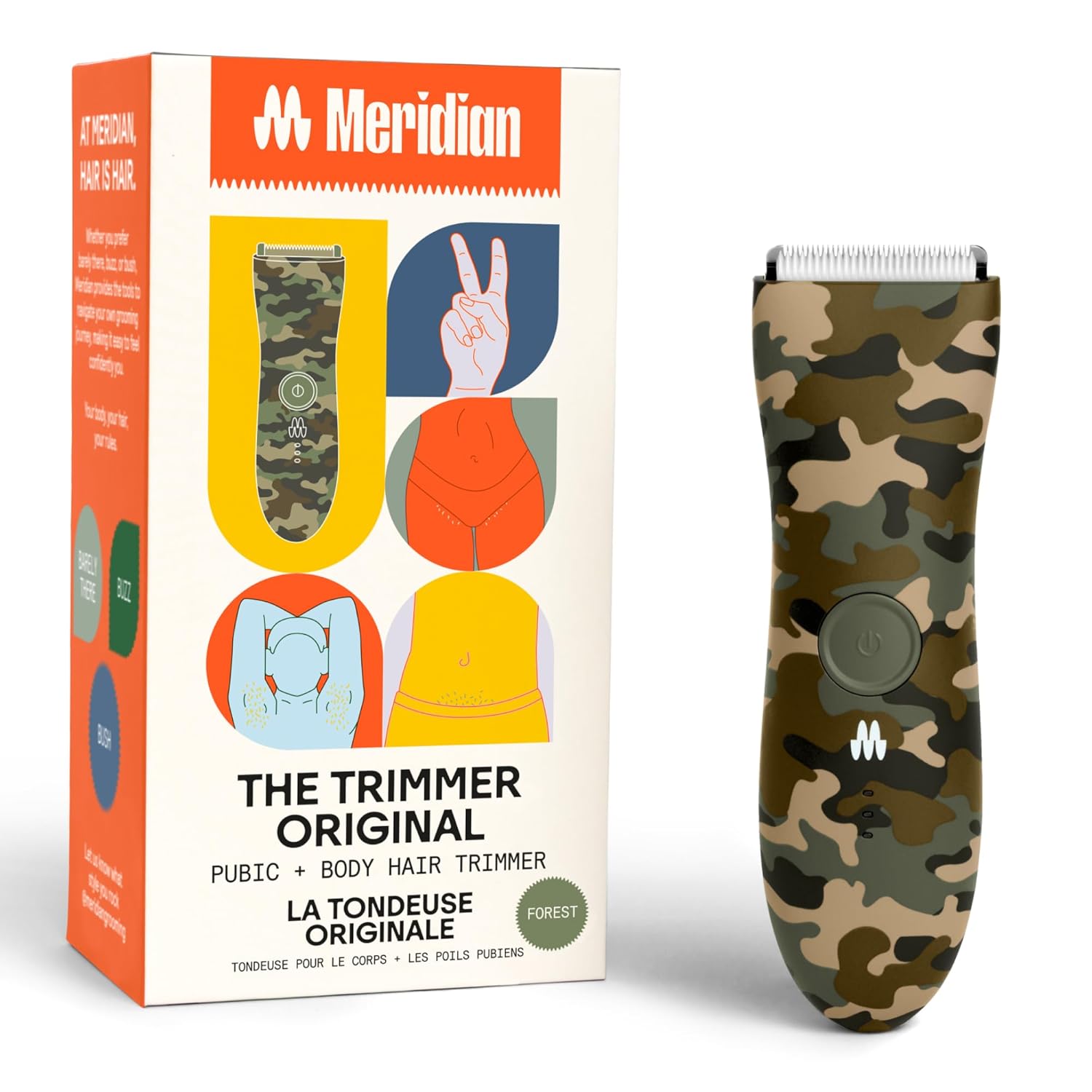 MERIDIAN The Trimmer Men's Body Hair Shaver