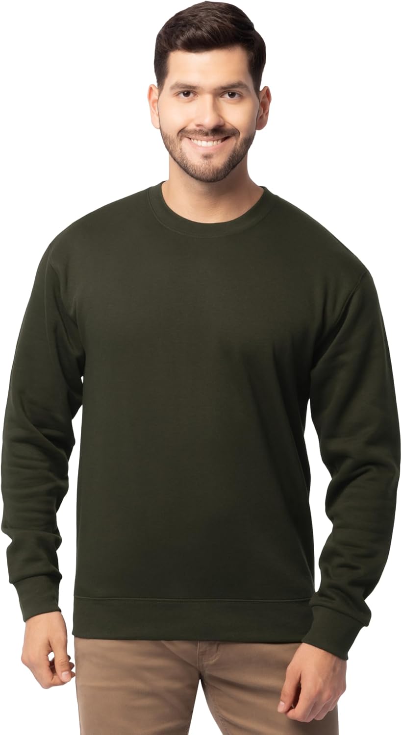 Fruit of the Loom Men's Eversoft Fleece Crewneck Sweatshirts