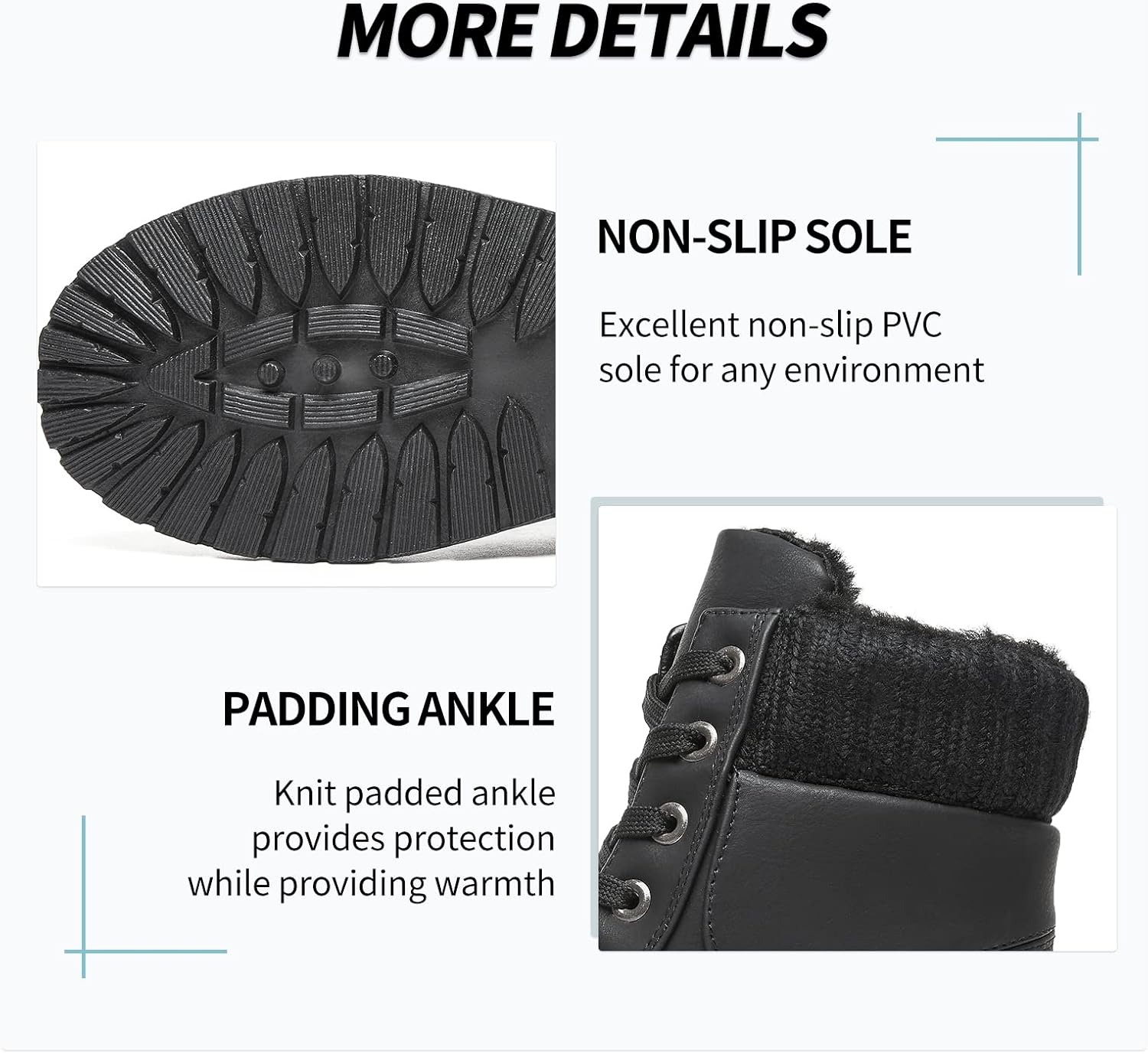 SERNIAL Womens Winter Snow Boots