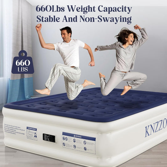 Air Mattress Queen with Built-in Pump