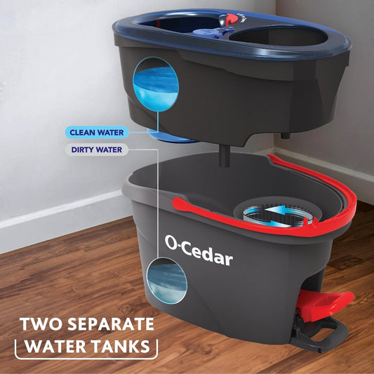 O-Cedar RinseClean Spin Mop & Bucket