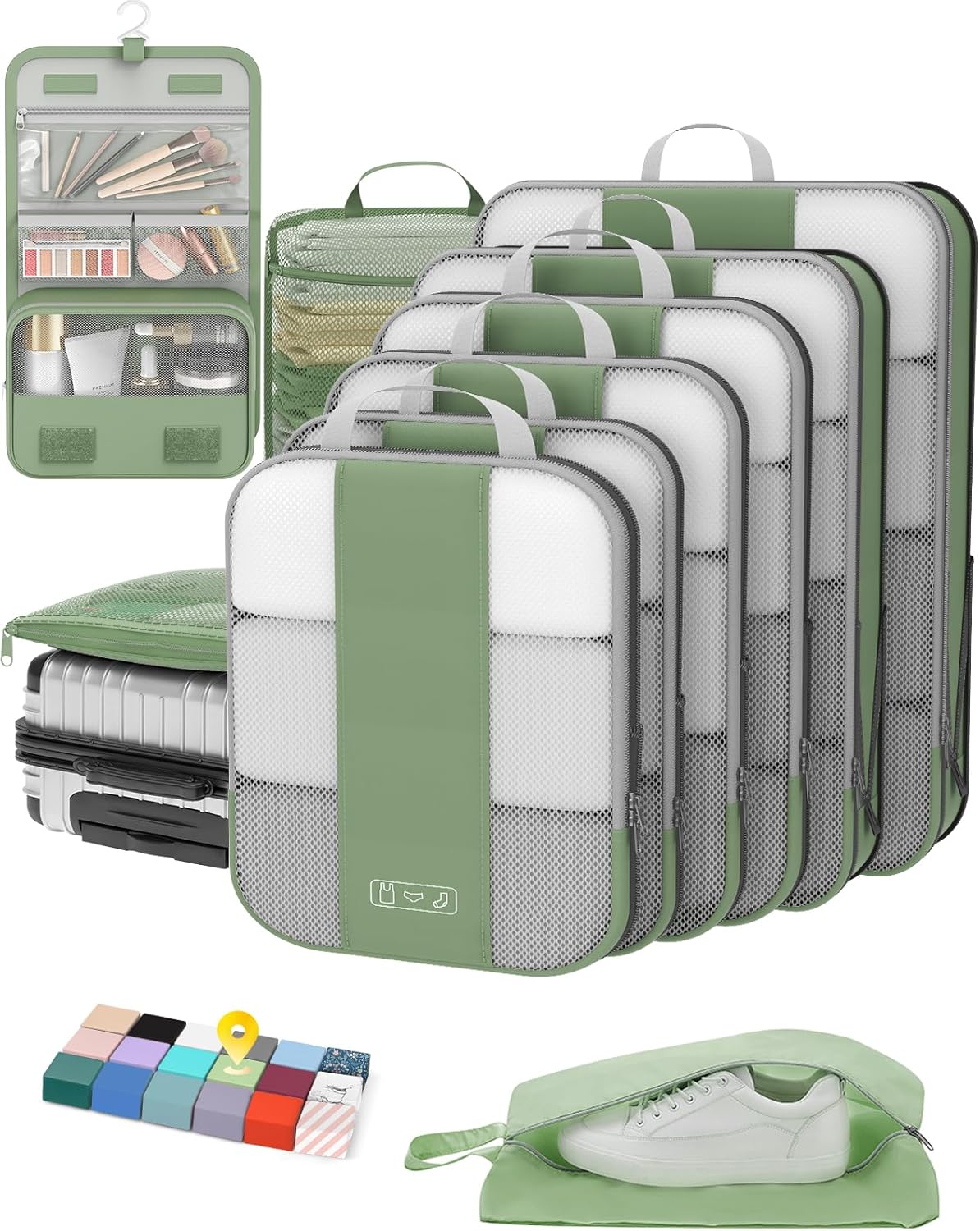 OlarHike 10 Compression Packing Cubes