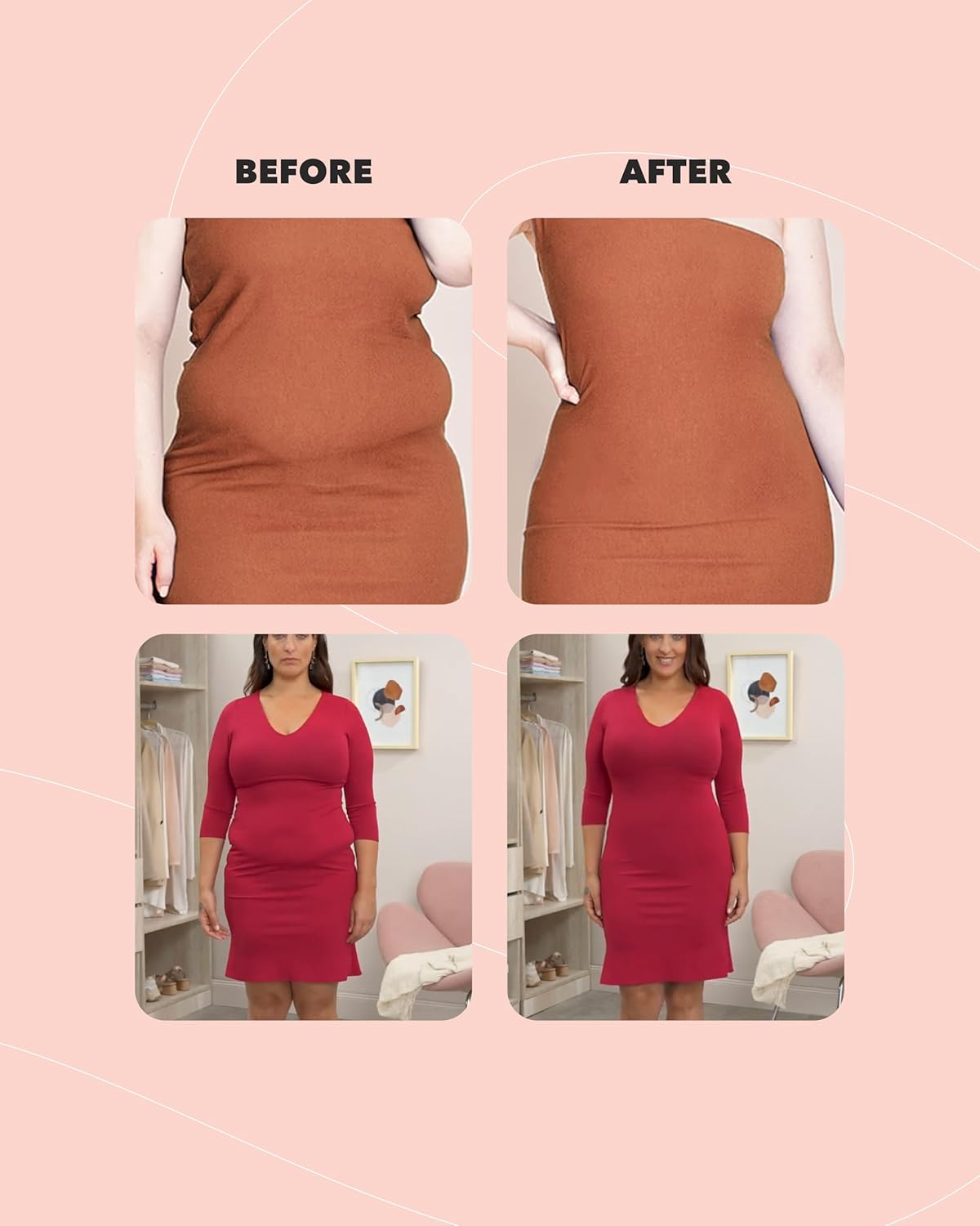 SHAPERMINT High-Waisted Shapewear Shorts