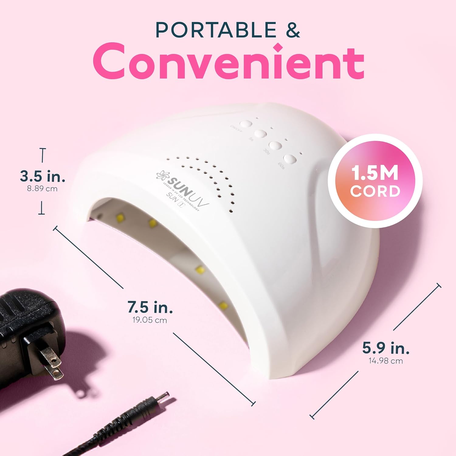SUNUV UV LED Nail Lamp – Gel Polish Dryer