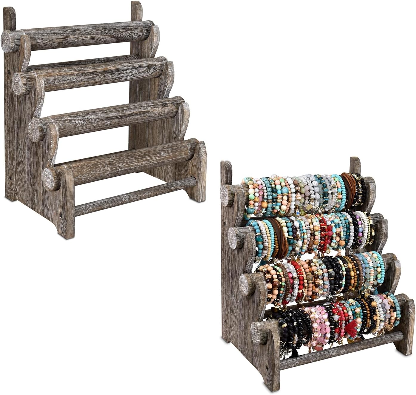 Ikee Design Wooden Jewelry Display Stand