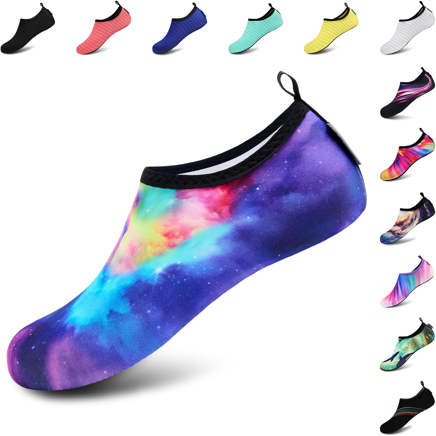 VIFUUR Water Shoes – Barefoot Quick-Dry Aqua Socks