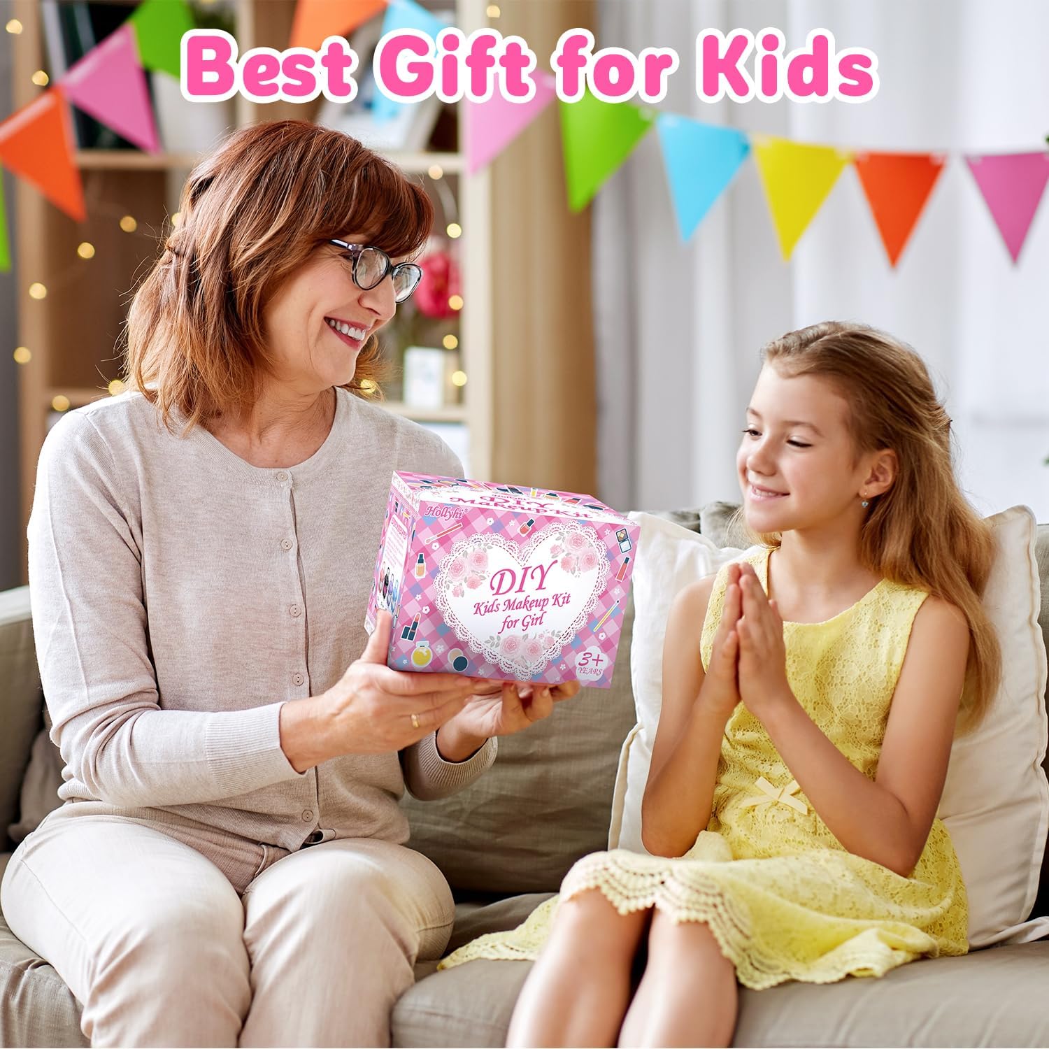 Hollyhi 58-Piece Kids Makeup Kit
