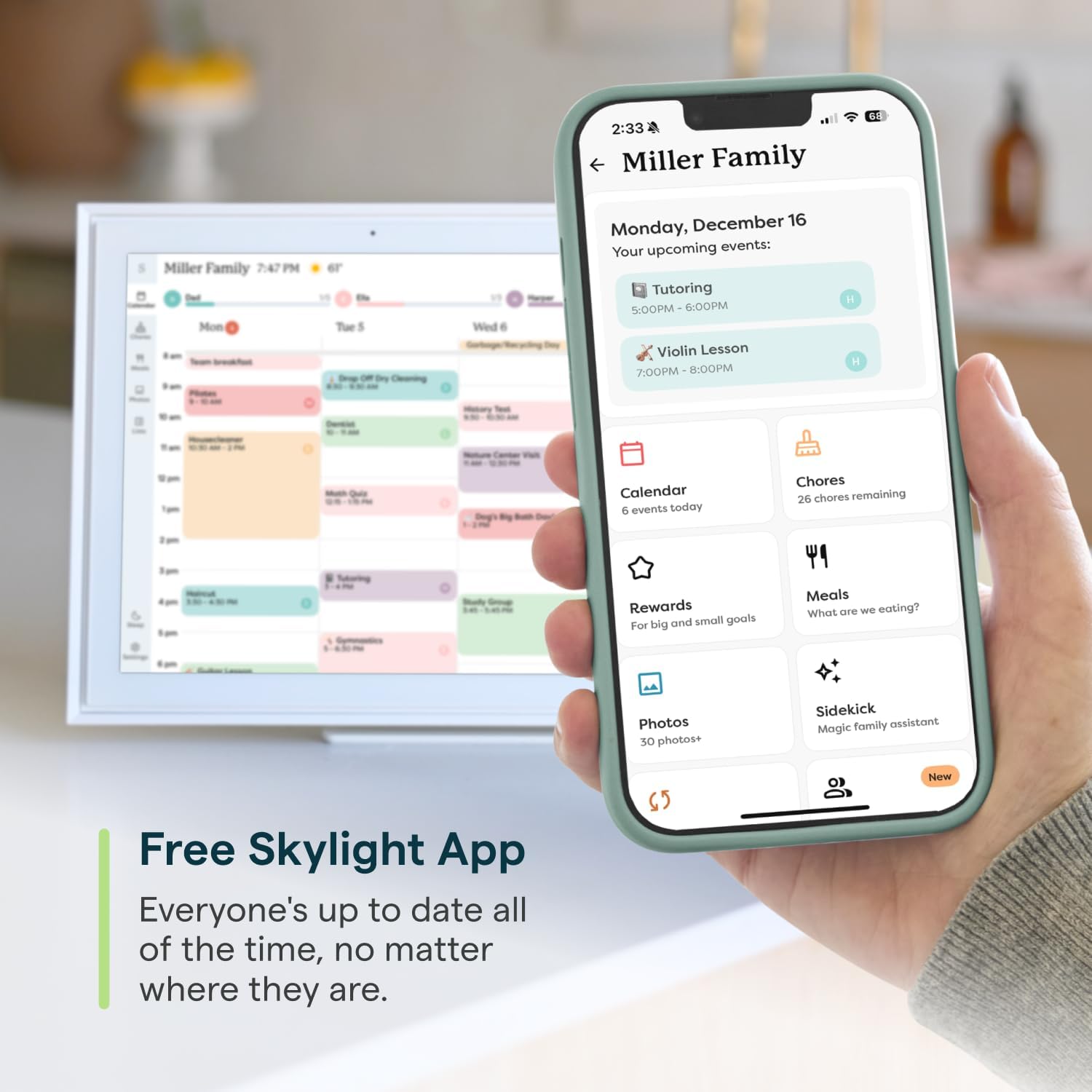Digital Calendar & Family Organizer 2025
