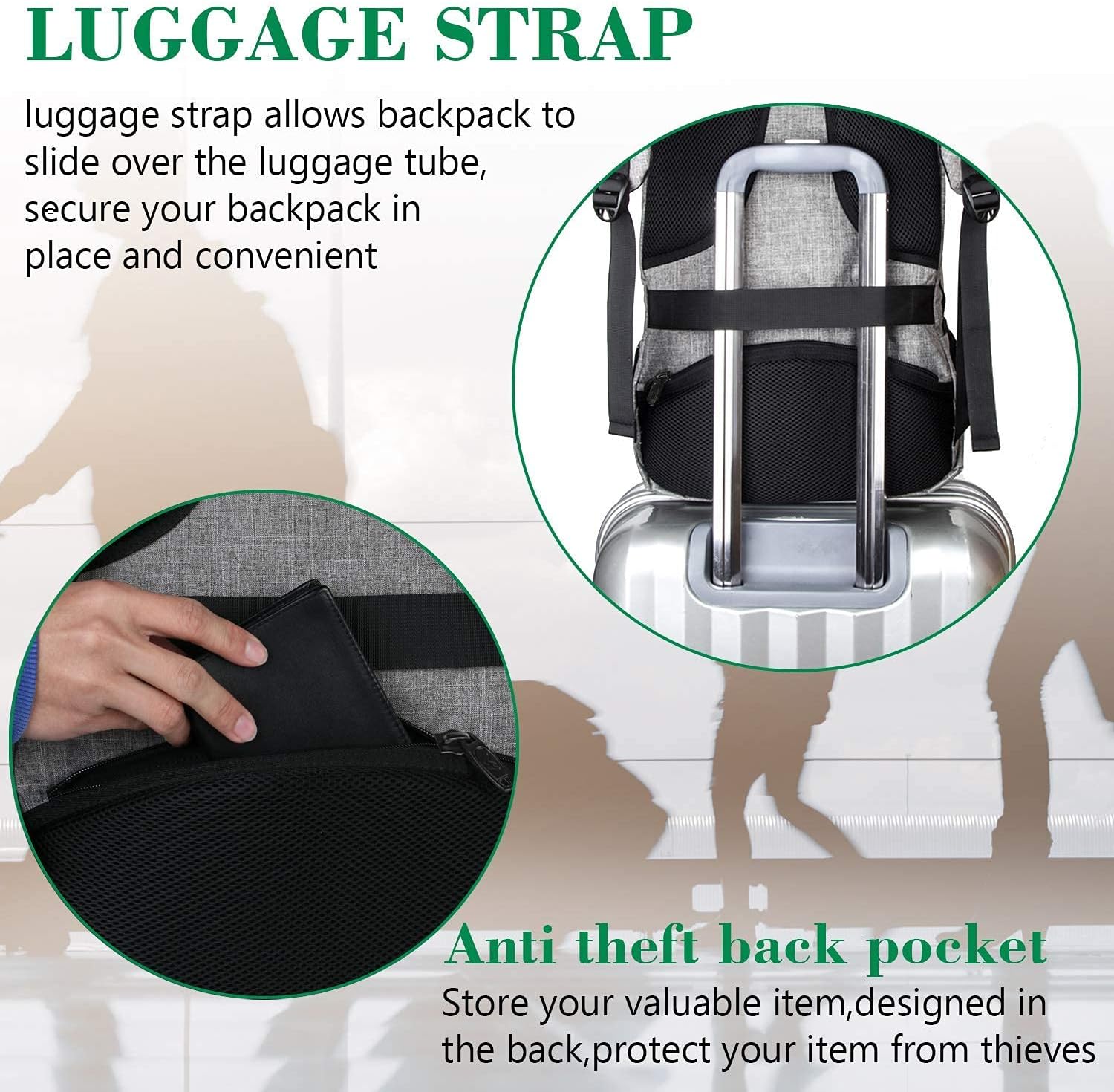 MATEIN Travel Laptop Backpack