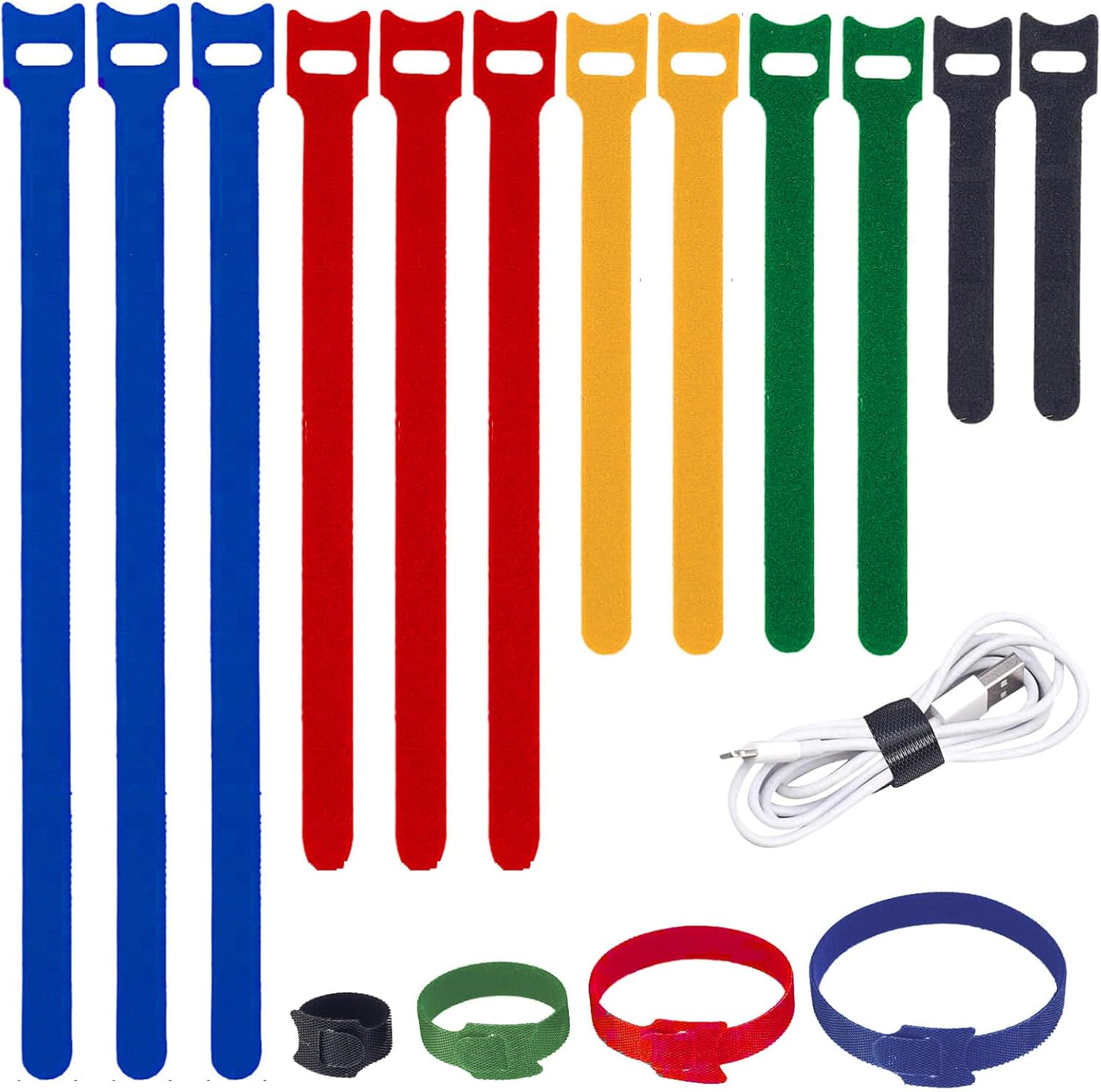 Cable Ties Reusable Multi-Purpose Wire Ties