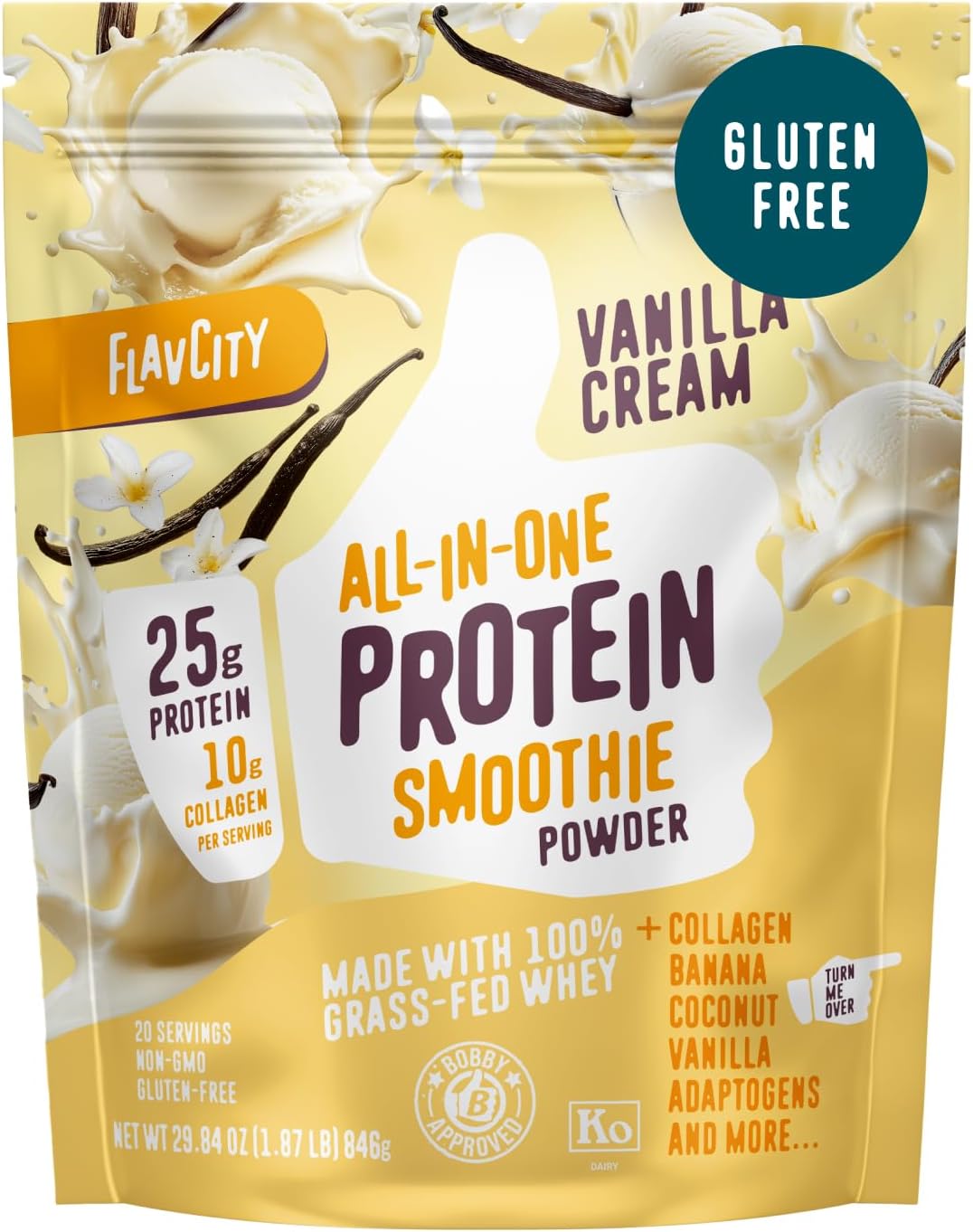 FlavCity Grass Fed Whey Protein