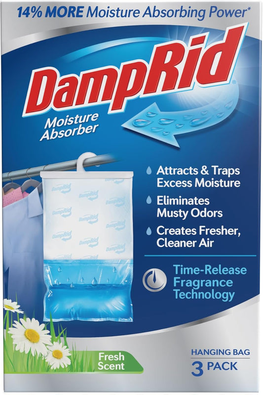 DampRid Hanging Moisture Absorber 3-Pack