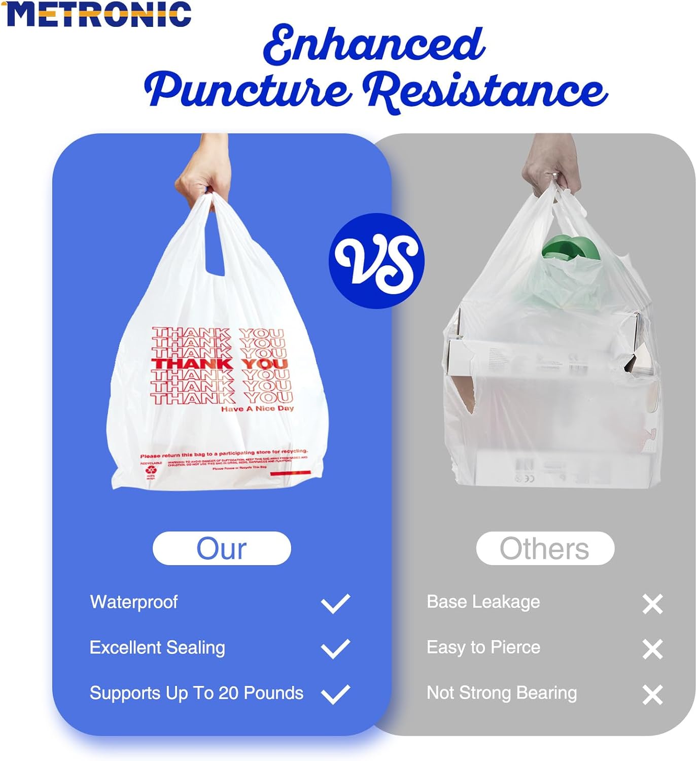 Plastic Retail Shopping Bags with Handles