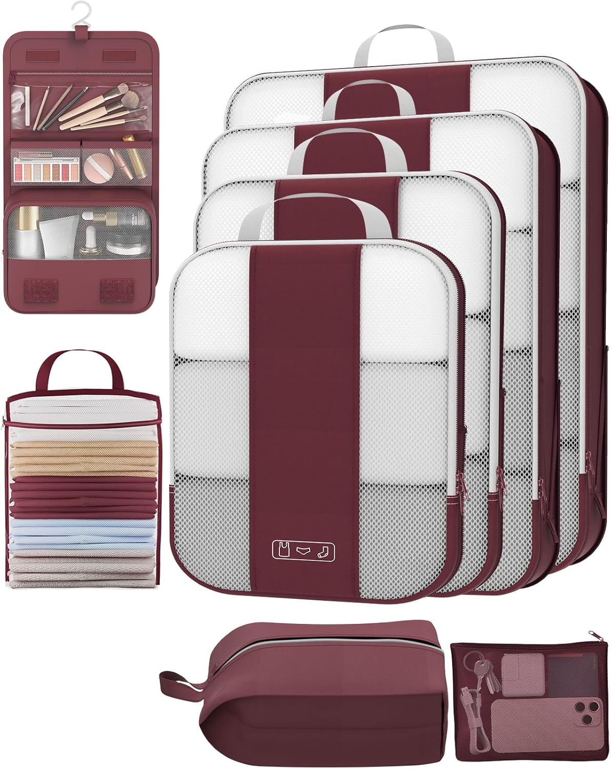 OlarHike 10 Compression Packing Cubes