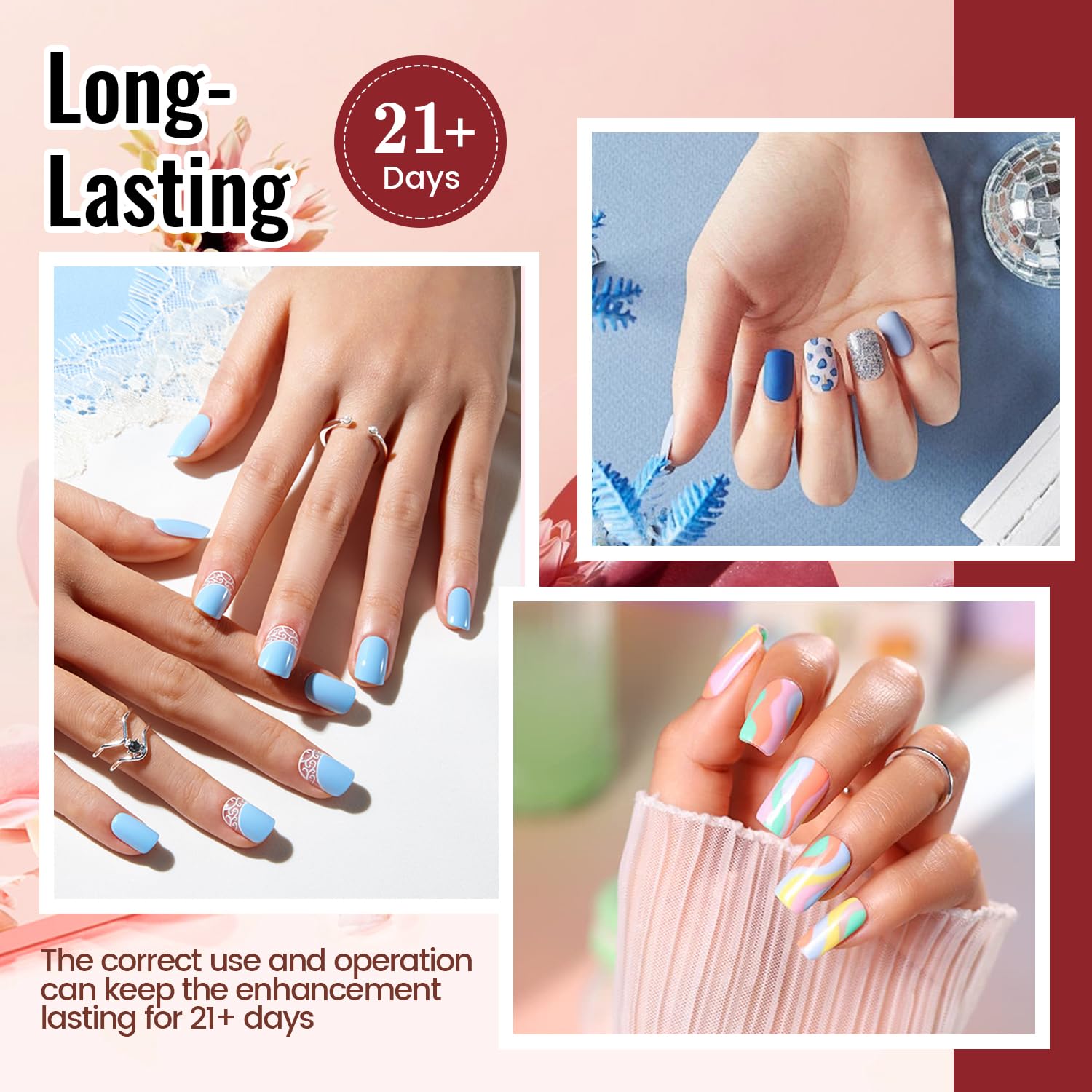 JODSONE Gel Nail Polish Kit with UV Light