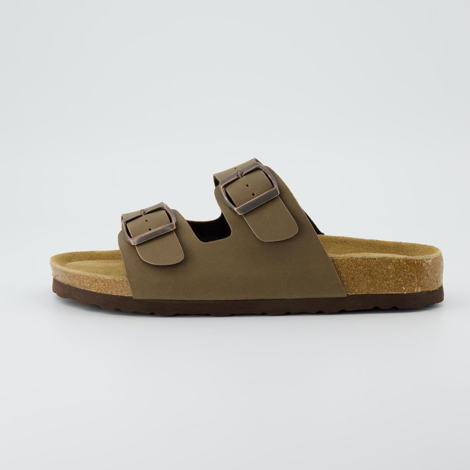 CUSHIONAIRE Women's Cork Footbed Sandals
