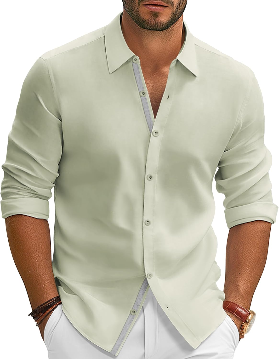 PJ PAUL JONES Mens Dress Shirts Business Shirts