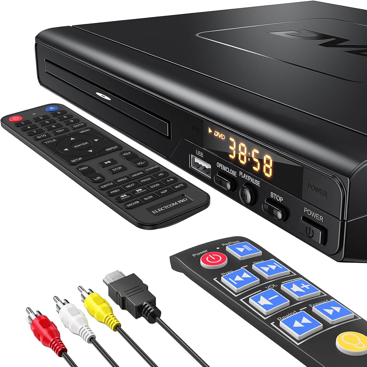 DVD Player with HDMI All Region Simple CD Player
