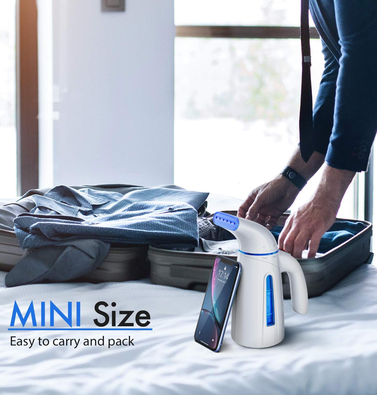 OGHom Handheld Clothes Steamer Travel Garment Steamer