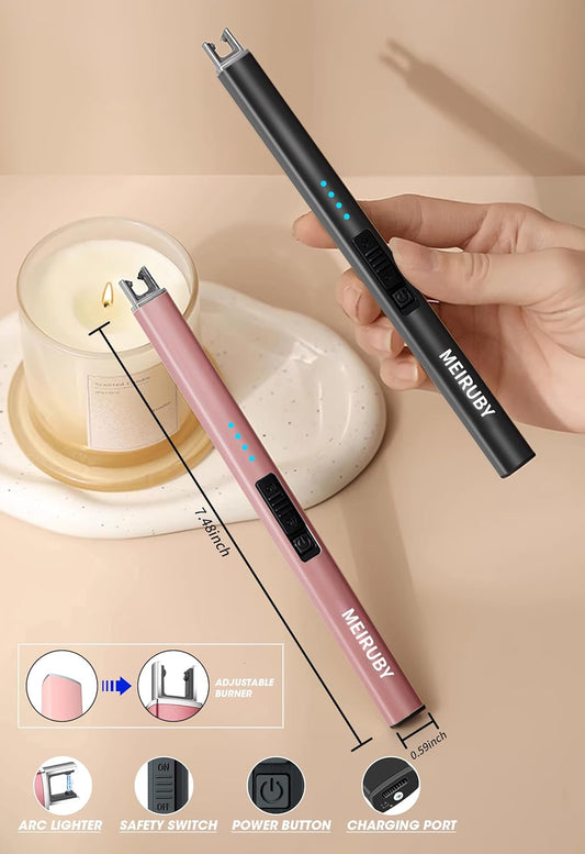 MEIRUBY Electric Candle Lighter for Women & Men