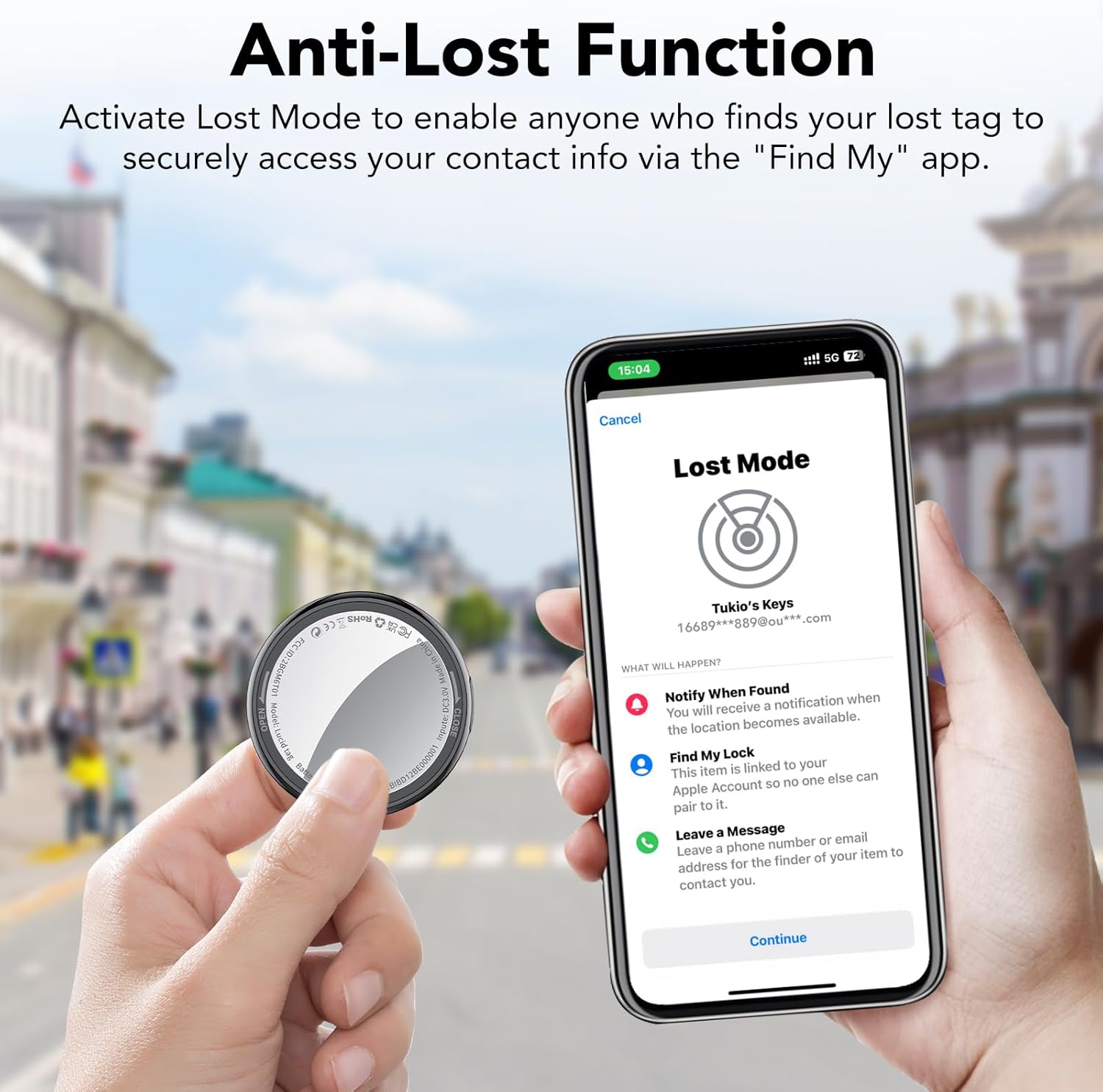 Apple MFi Air Tracker Tags 4-Pack