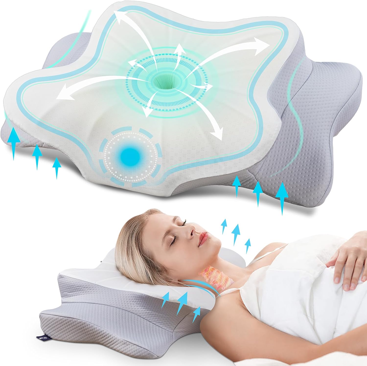 DONAMA Cervical Memory Foam Pillow