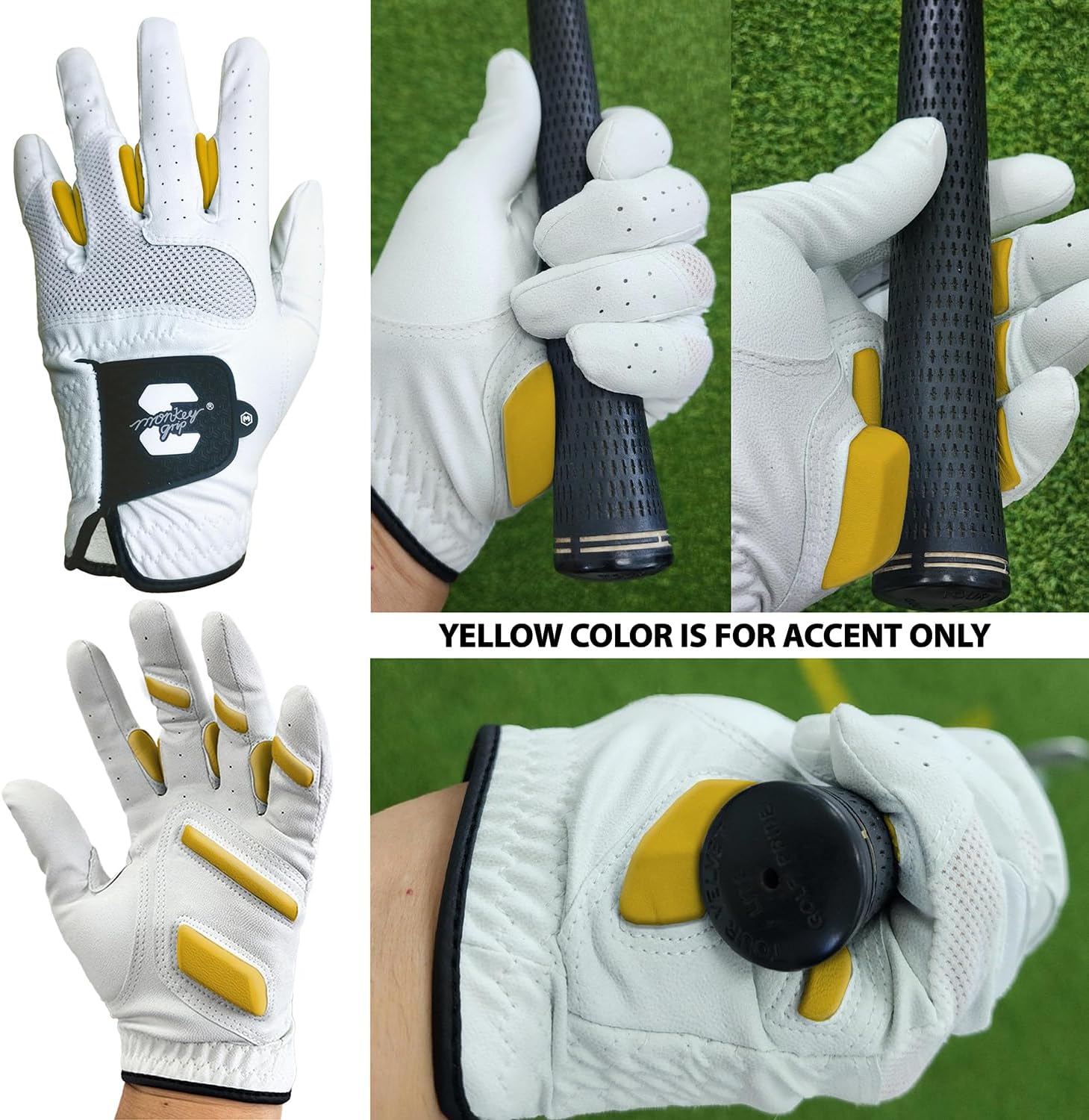 MONKEY GRIP Wedge Pad Golf Glove Premium