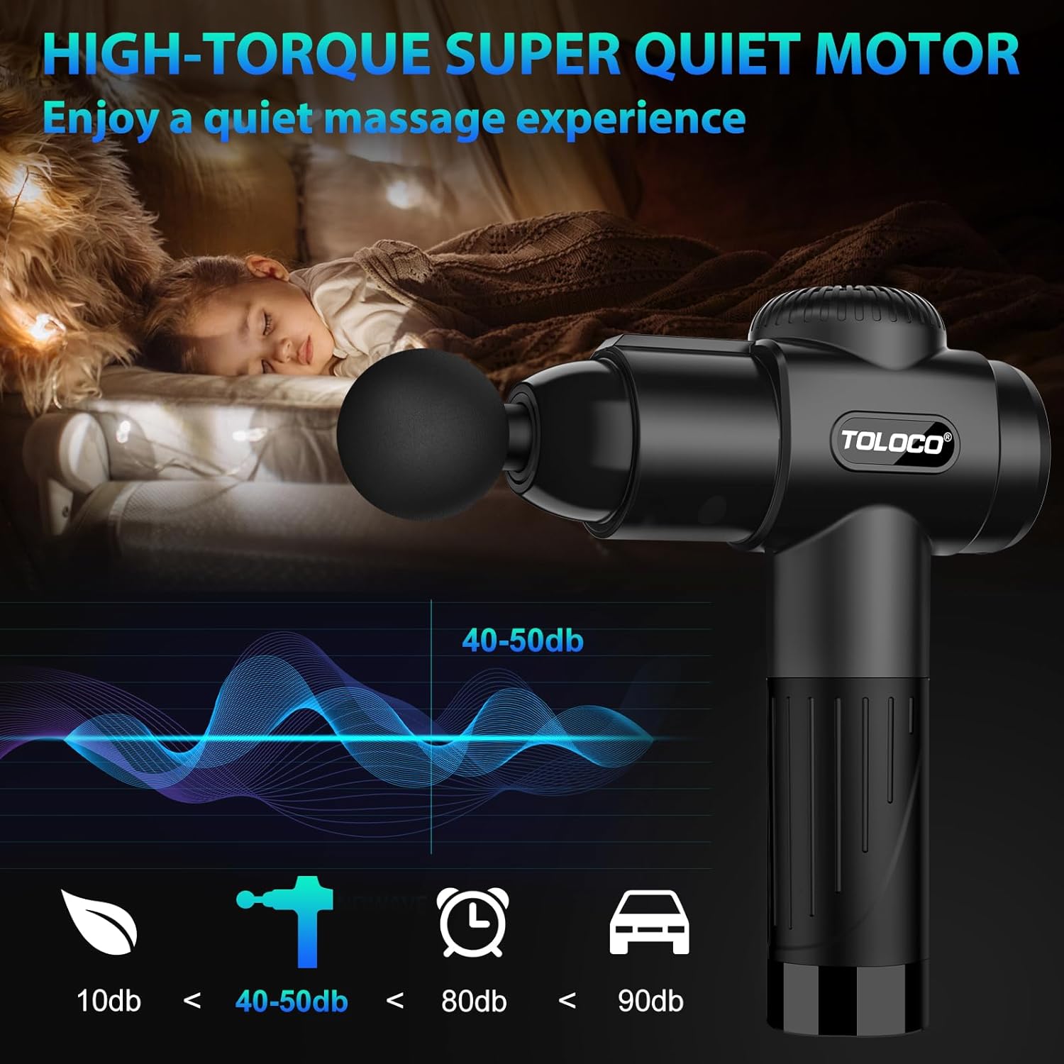 TOLOCO Deep Tissue Massage Gun