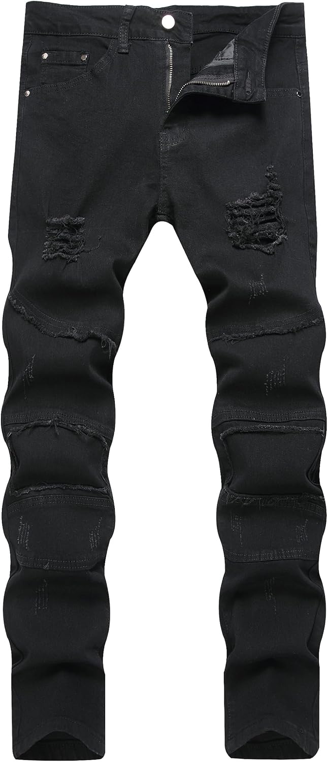 JUNBAOSS Men's Slim Fit Stretch Jeans for Men