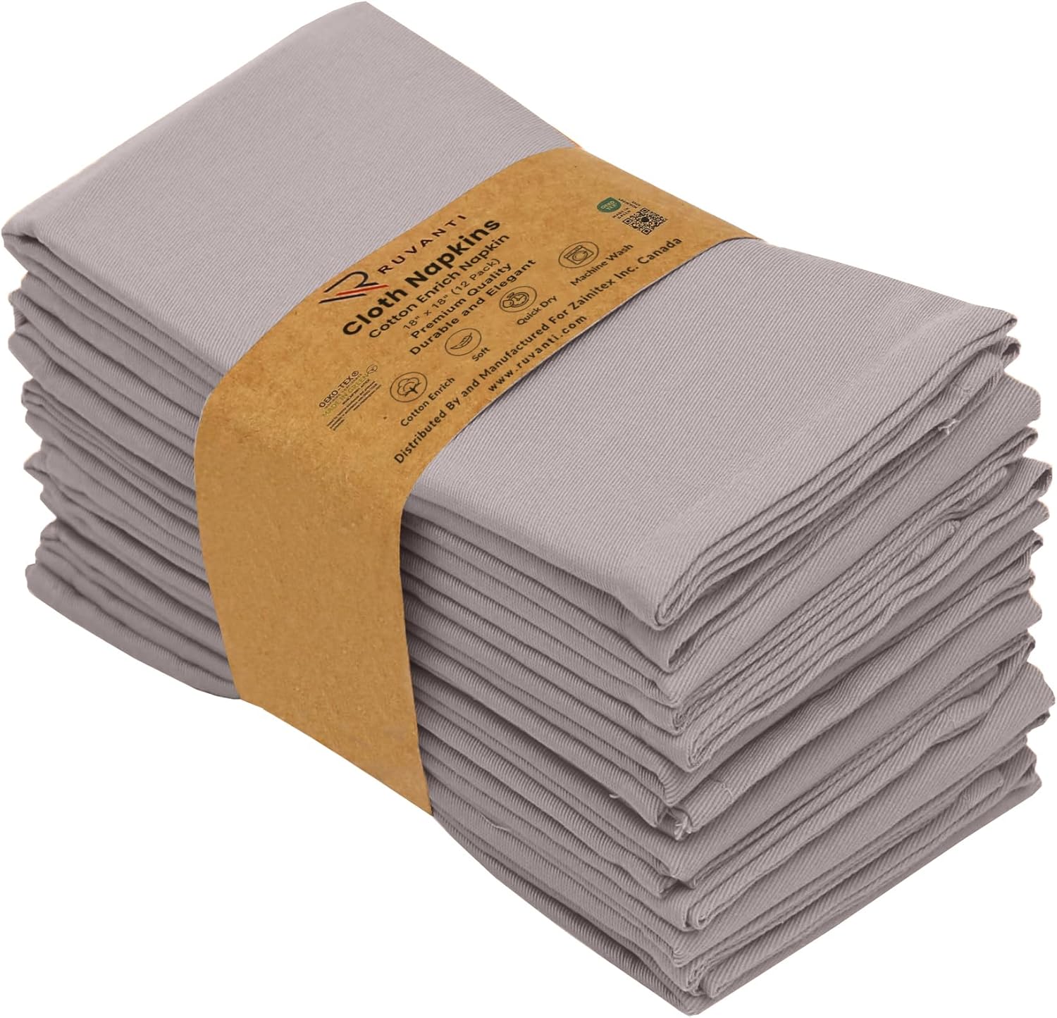 Ruvanti Cloth Napkins Set of Napkins Cloth Washable