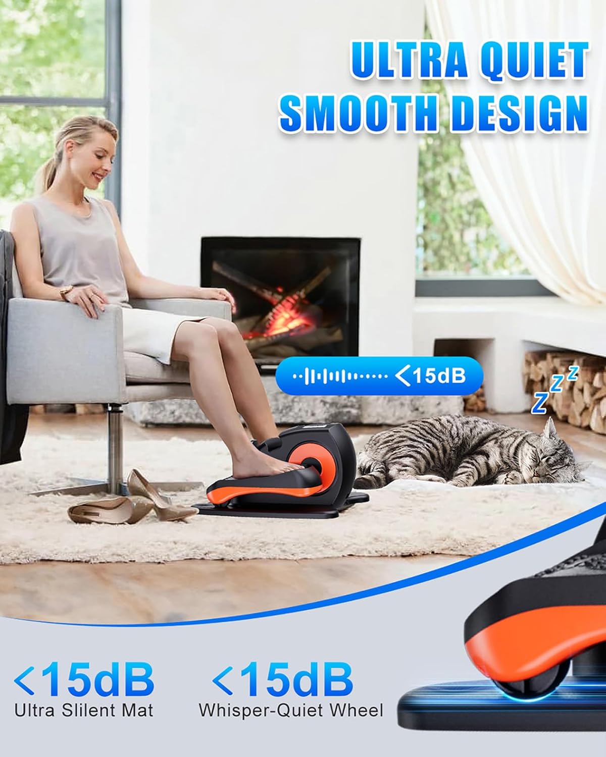 Under Desk Elliptical Machine Exerciser