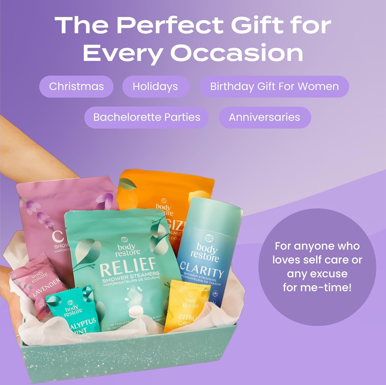 Body Restore Shower Steamers Relief Lavender