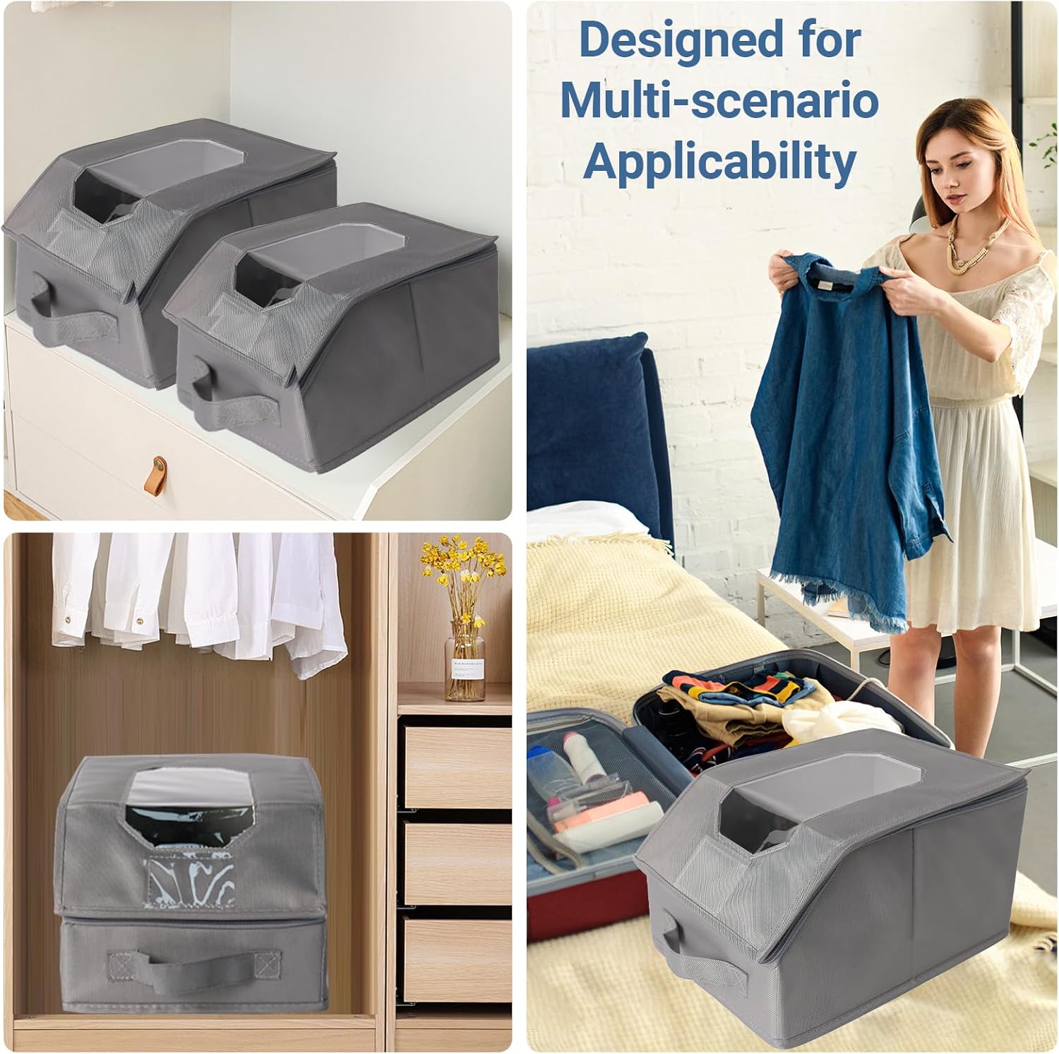 2 Pcs Stackable Hat Organizer for Baseball Caps