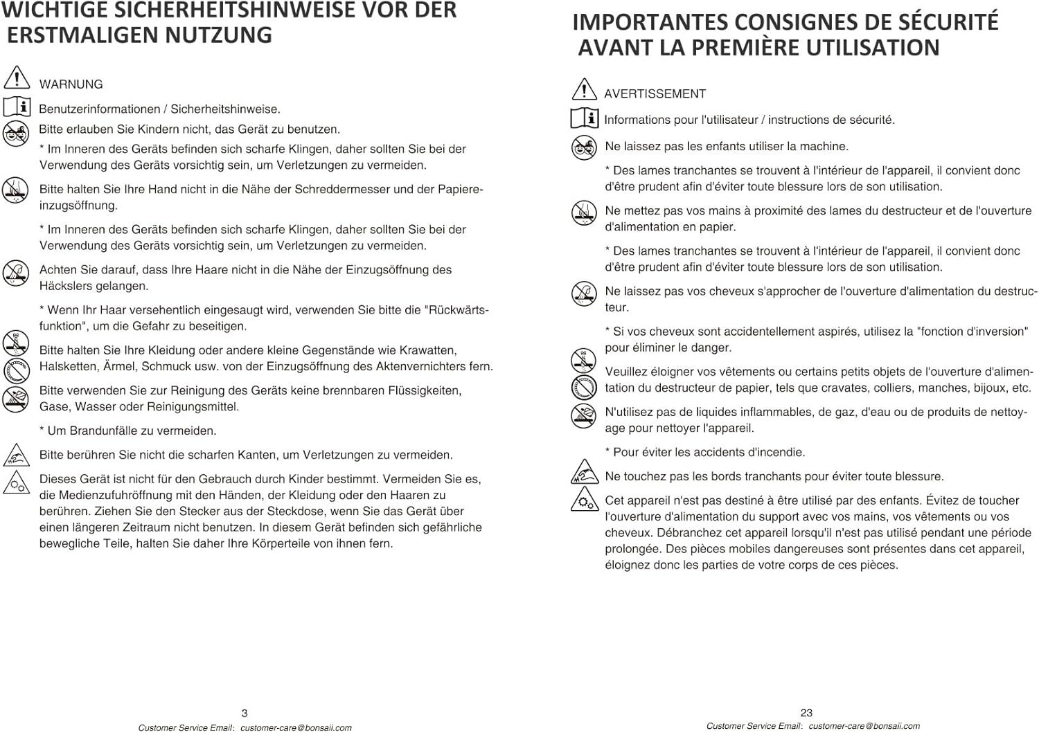 Bonsaii 12-Sheet Cross Cut Paper Shredder