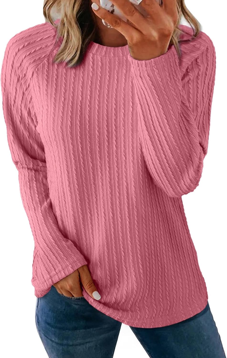 Dokotoo Womens Tops Long Sleeve Lightweight Shirts