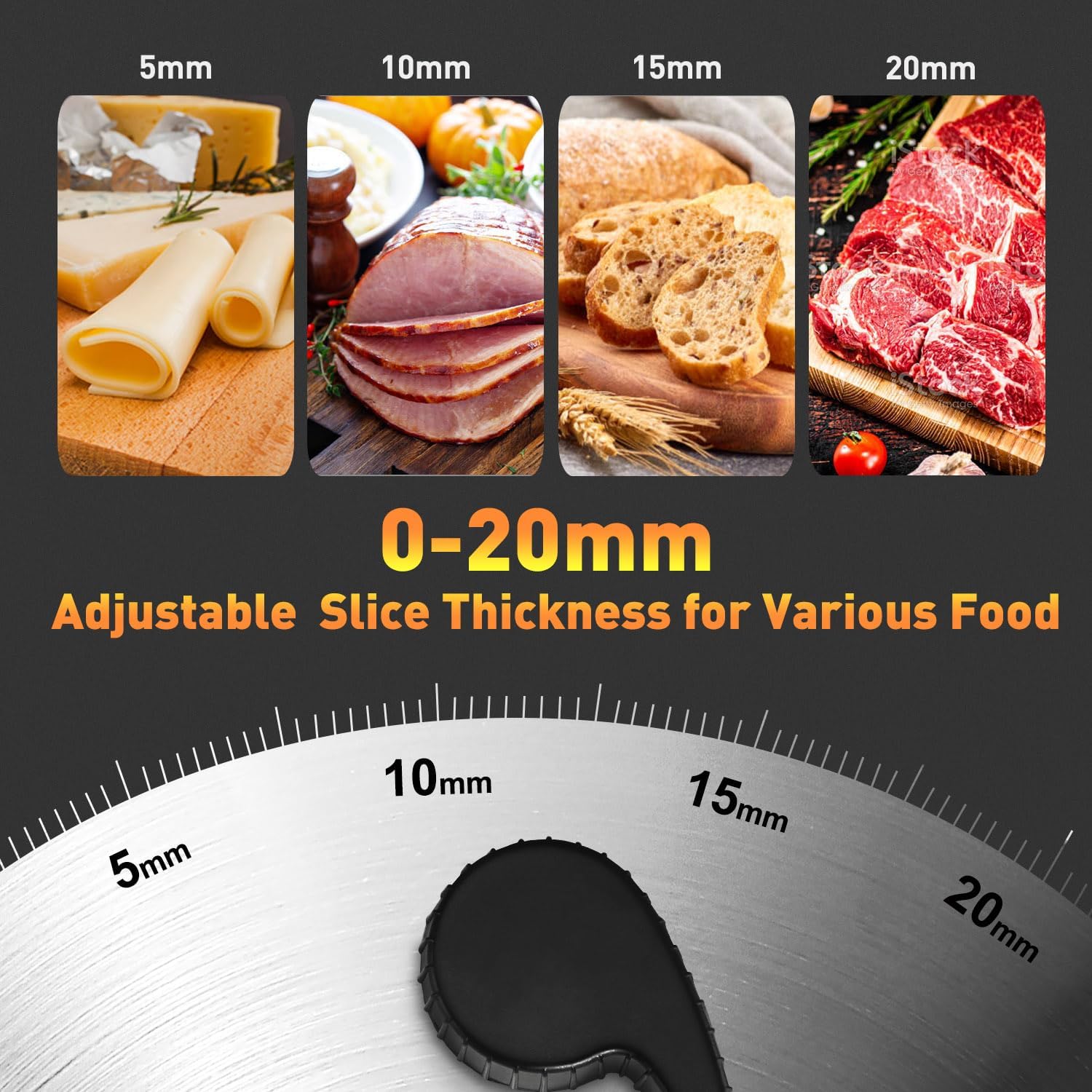 Removable Blade Food Slicer for Home Kitchen