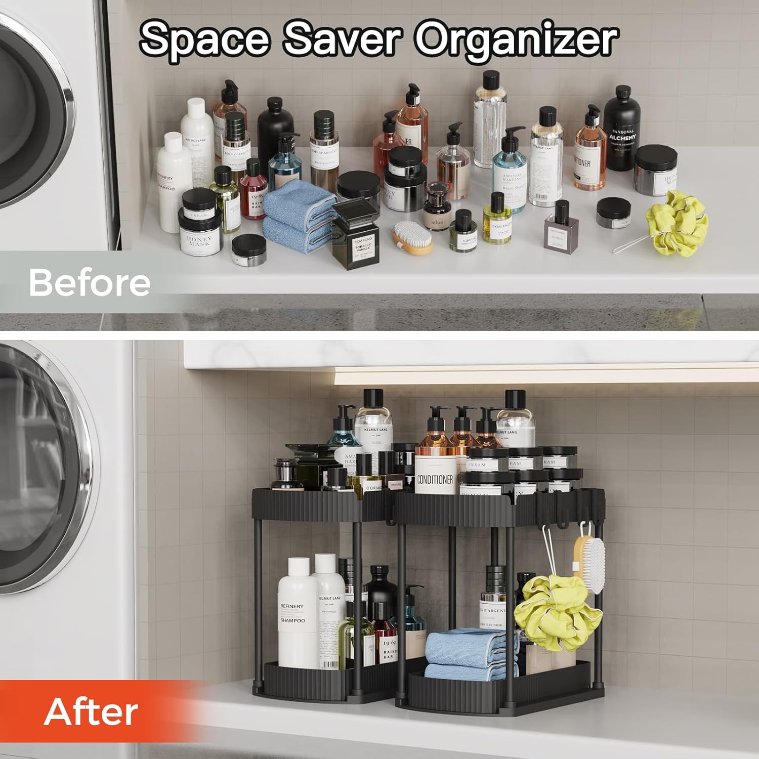 2-Pack Pull-Out Storage Organizers