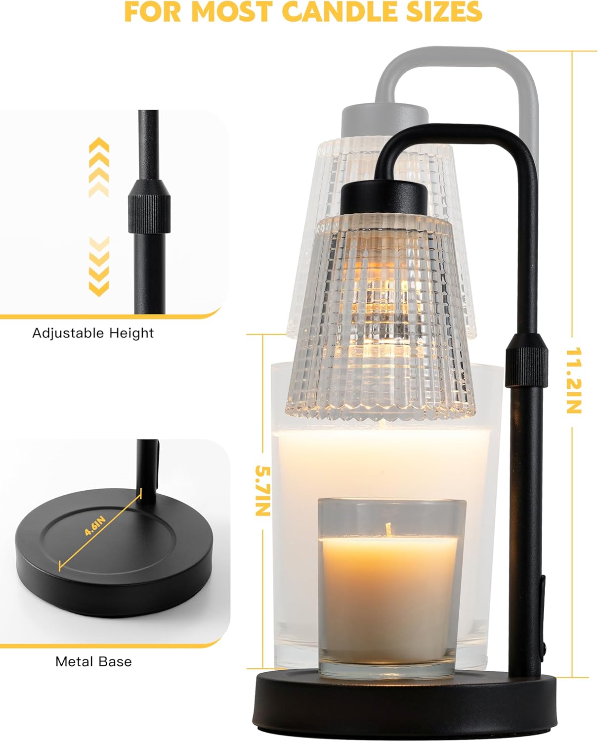 Candle Warmer Lamp with Timer