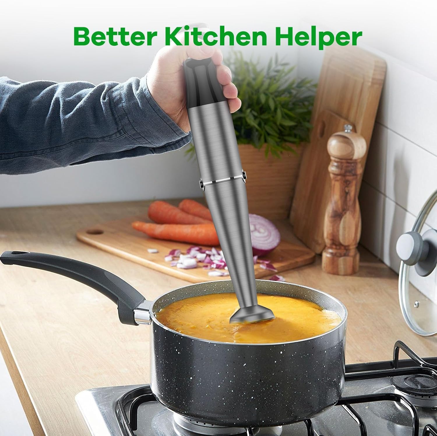 1100W Immersion Hand Blender Set
