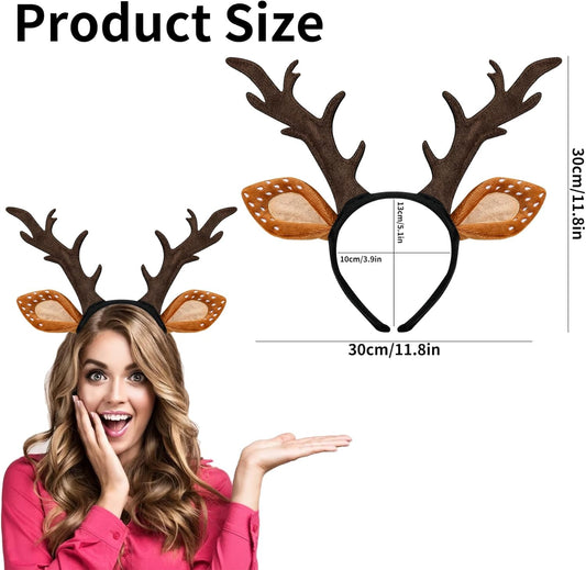 Deer Antlers Headband Deer Costume for Women
