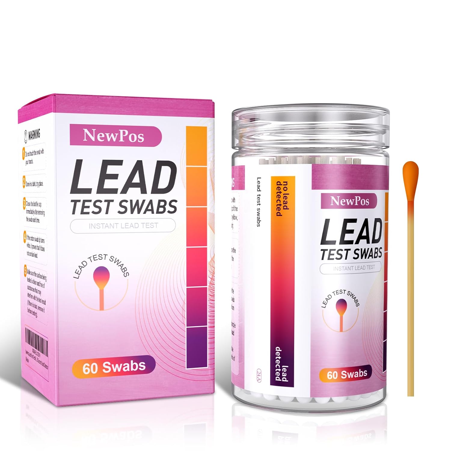 Lead Test Kit: 30 Swabs Accurately Formulated Lead Paint