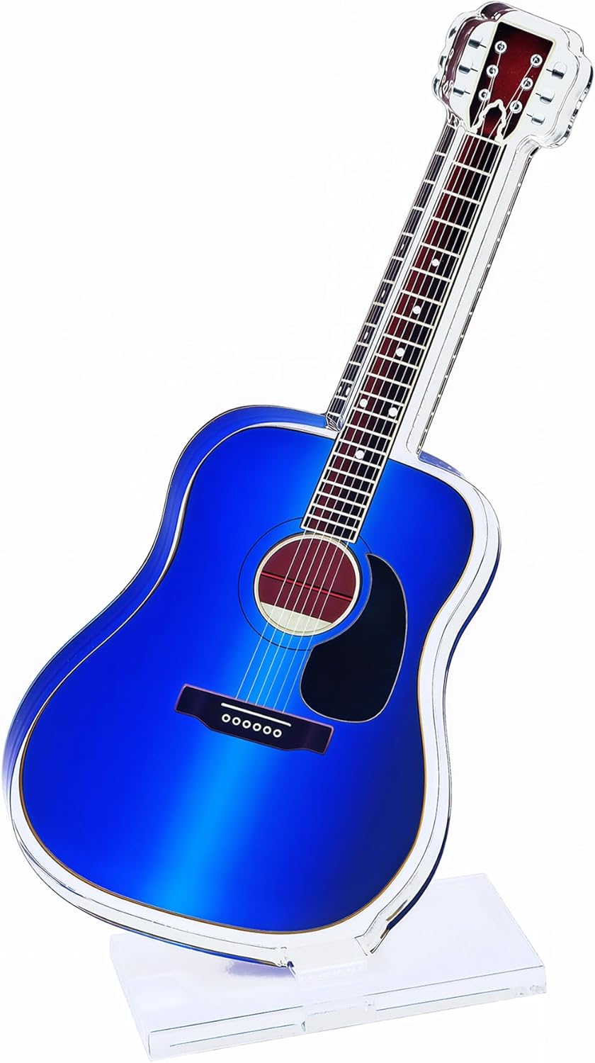 Acrylic Guitar Desk Decor for Music Room