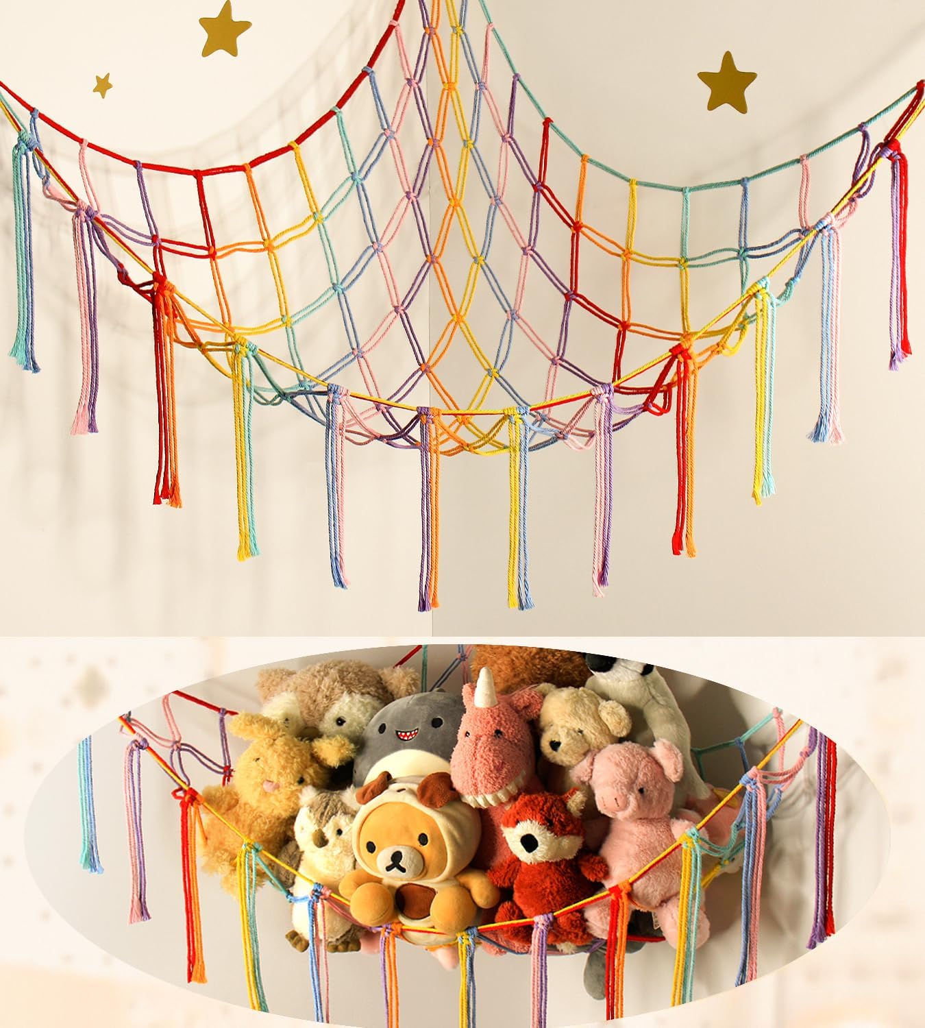 Stuffed Animal Storage Hammock or Net Corner