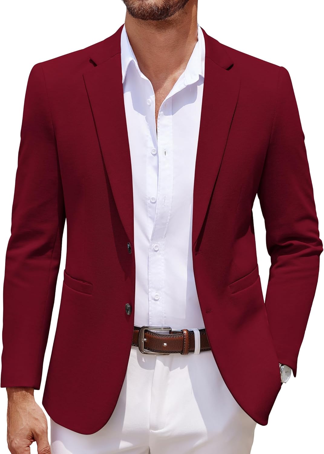 COOFANDY Men’s Casual Knit Blazer Jacket