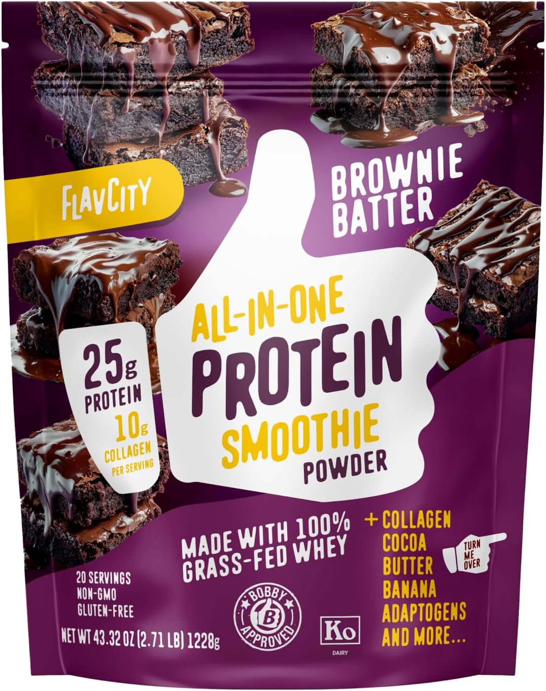 FlavCity Grass Fed Whey Protein