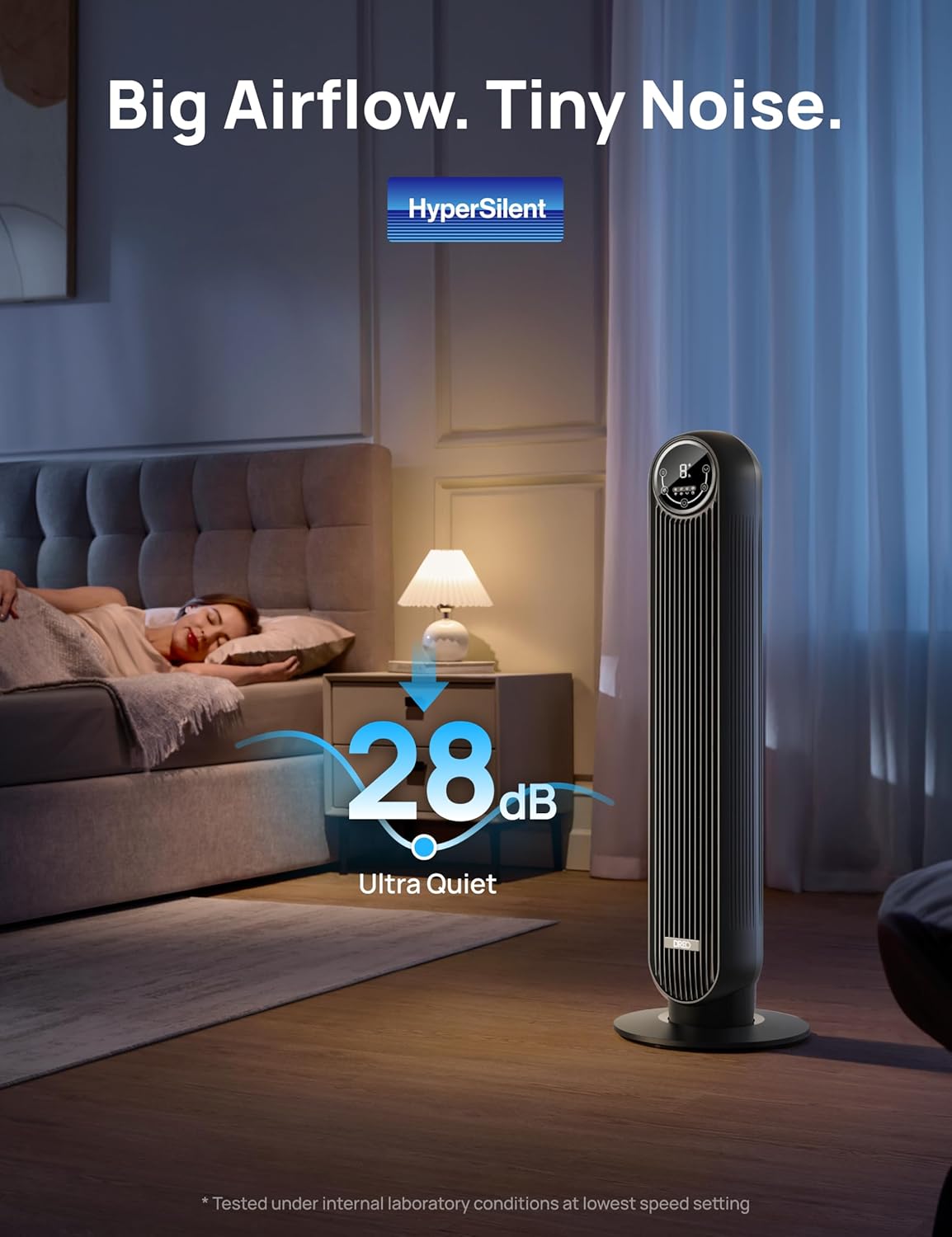 Dreo Tower Fan  Oscillating Bladeless